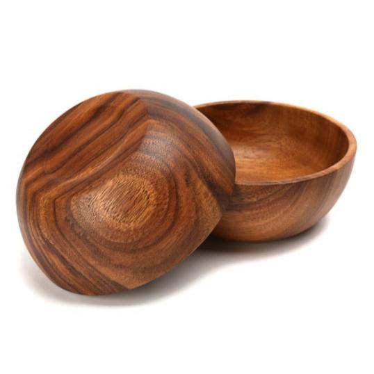 Acacia Round Salad Bowl