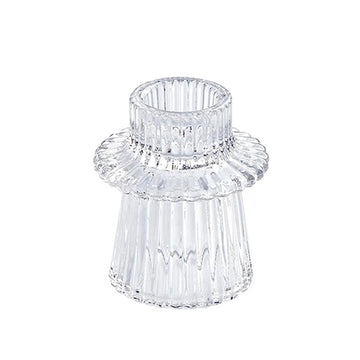 Pattern Glass Candlestick