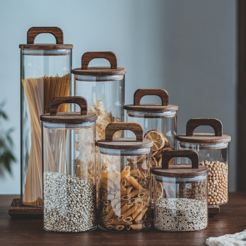 Sealed Glass Cereal Storage