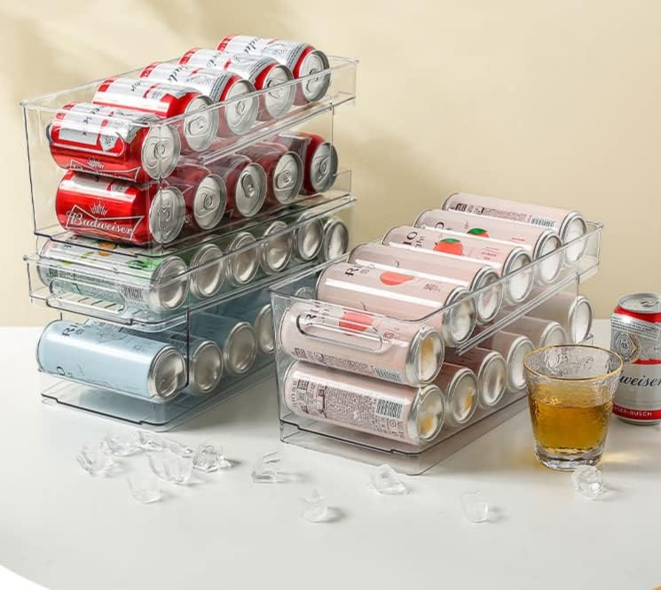 Transparent Fridge Organizer 4pcs Set