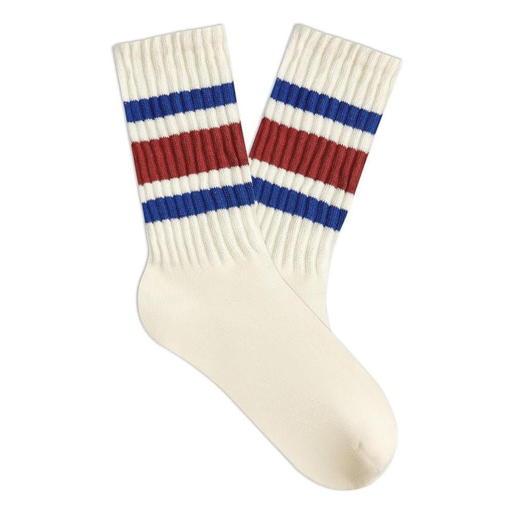 Stripes Cotton Long Socks Pair